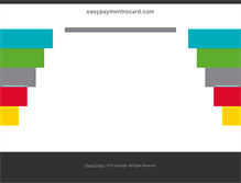 Tablet Screenshot of easypaymentrocard.com